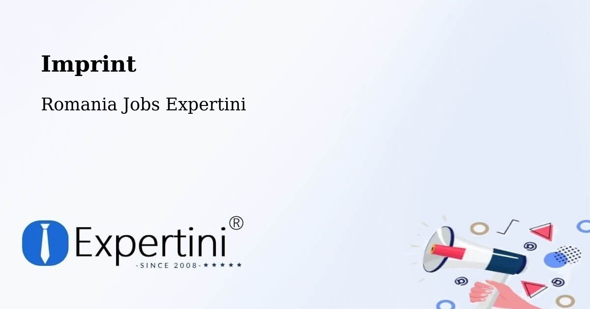 Imprint – Lipăneşti - Romania Jobs Expertini
