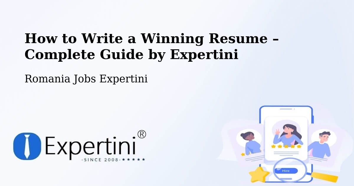 Resume Writing Guide for Job Seekers – Lipăneşti - Lipăneşti, Romania Jobs Expertini